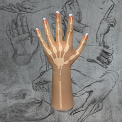 With articulated fingers