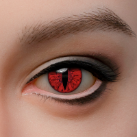 Red cat eyes